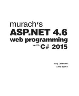 دانلود کتاب Murach’s ASP.NET 4.6 Web Programming with C# 2015