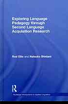 دانلود کتاب Exploring language pedagogy through second acquisition research