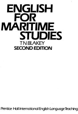 دانلود کتاب English For Maritime Studies