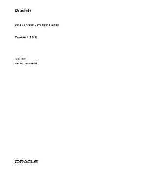 دانلود کتاب Oracle9i Data Cartridge Developer’s Guide