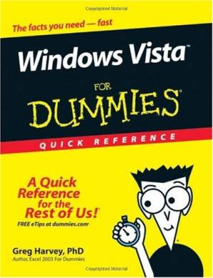 دانلود کتاب Windows Vista For Dummies Quick Reference