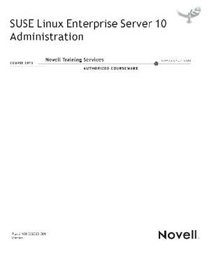 دانلود کتاب SUSE Linux Enterprise Server 10. Administration