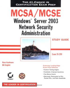 دانلود کتاب MCSA/MCSE: Windows Server 2003 Network Security Administration Study Guide