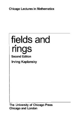 دانلود کتاب Fields and rings