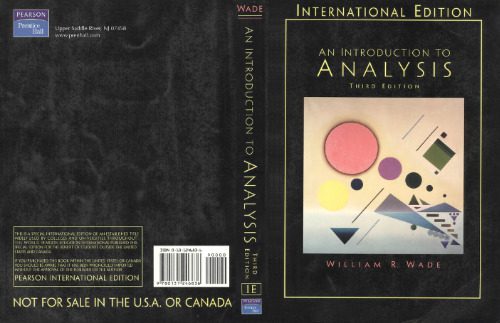 دانلود کتاب Introduction to Analysis, Third Edition