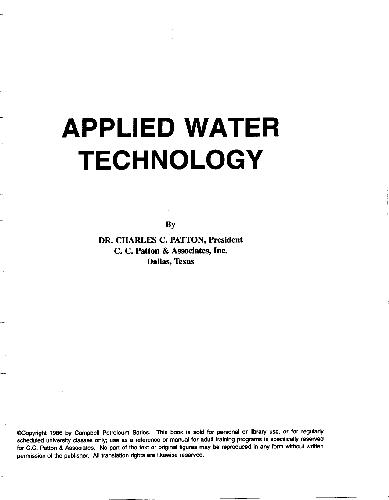 دانلود کتاب Applied Water Technology