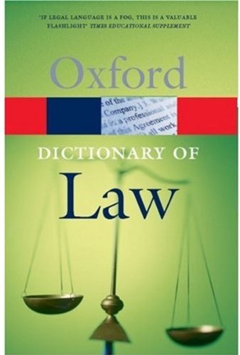 دانلود کتاب A Dictionary of Law