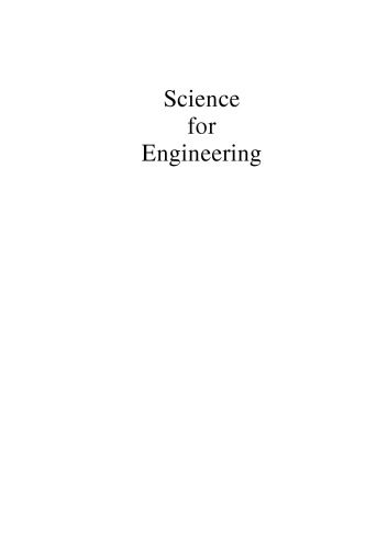 دانلود کتاب Science for Engineering, Third Edition