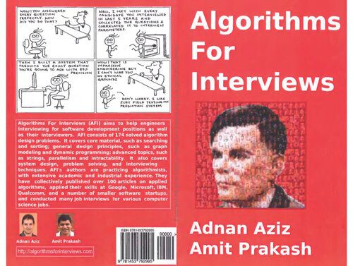دانلود کتاب Algorithms for interviews