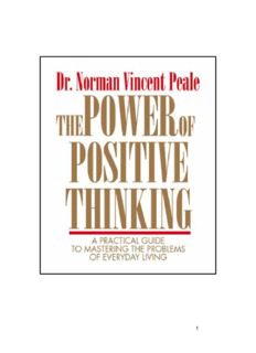 دانلود کتاب The Power of Positive Thinking