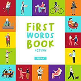 دانلود کتاب First Word Book: Action Words Picture Book For Baby