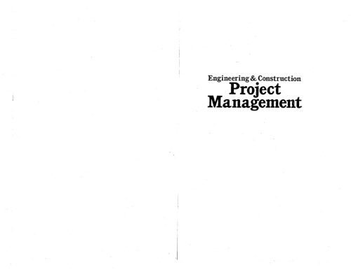 دانلود کتاب Engineering and Construction Project Management