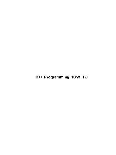 دانلود کتاب C Programming How To