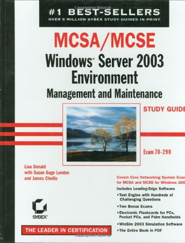 دانلود کتاب MCSA-MSCE: Windows Server 2003 environment management and maintenance study guide