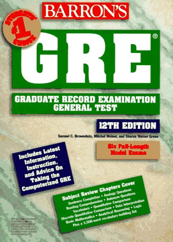 دانلود کتاب Barron’s GRE: Graduate Record Examination General Test (12th Edition)