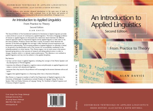 دانلود کتاب An introduction to applied linguistics: from practice theory, 2nd Edition