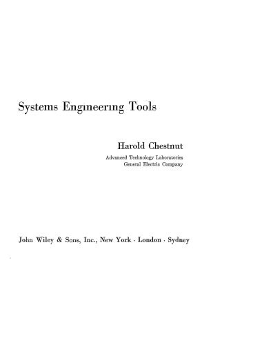 دانلود کتاب Systems Engineering Tools