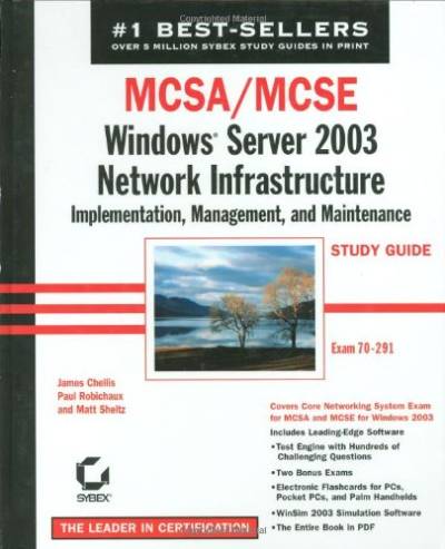 دانلود کتاب MCSA/MCSE: Windows Server 2003 Network Infrastructure Implementation, Management, and Maintenance Study Guide (70-291