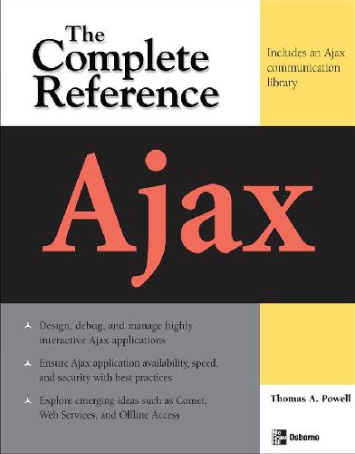 دانلود کتاب Ajax: The Complete Reference