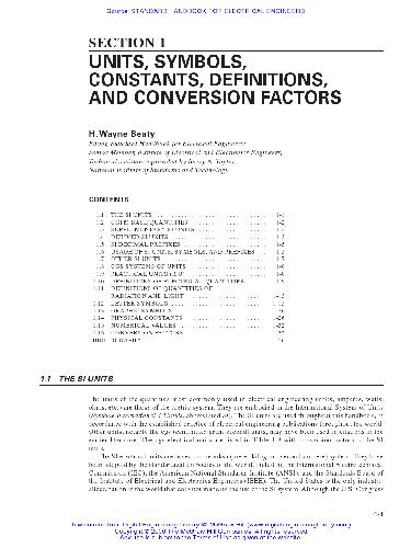 دانلود کتاب STANDARD HANDBOOK FOR ELECTRICAL ENGINEERS