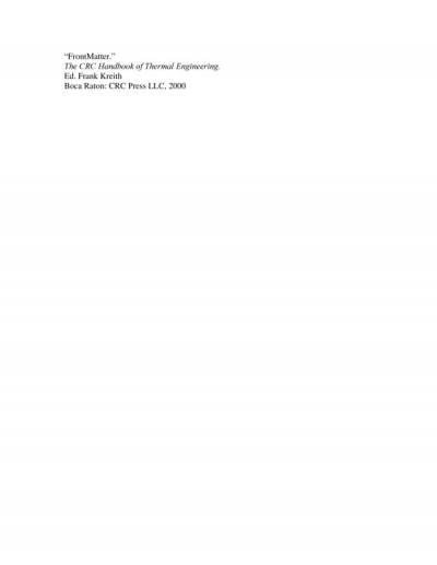 دانلود کتاب Handbook of Thermal Engineering