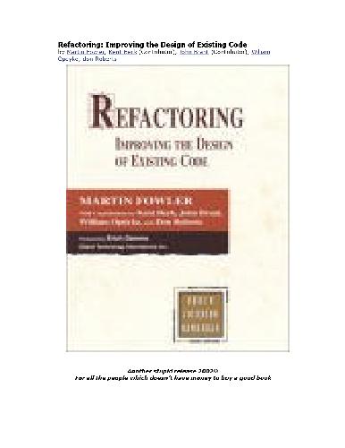 دانلود کتاب Refactoring