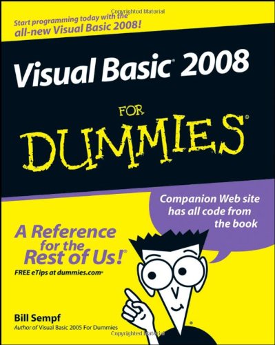 دانلود کتاب Visual Basic 2008 For Dummies
