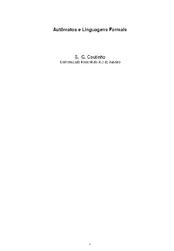 دانلود کتاب Automatos e linguagens formais (free web version
