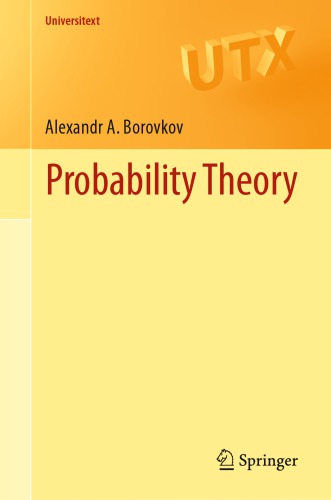 دانلود کتاب Probability theory