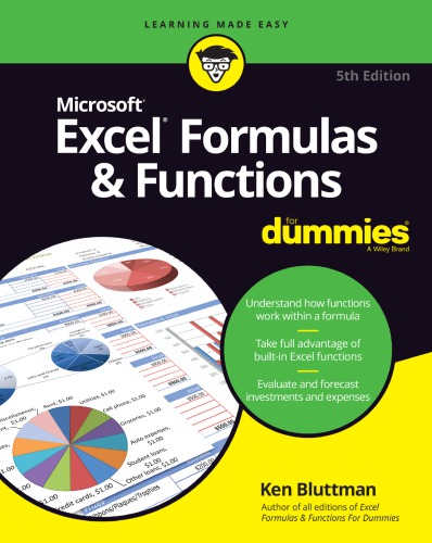 دانلود کتاب Excel Formulas & Functions For Dummies