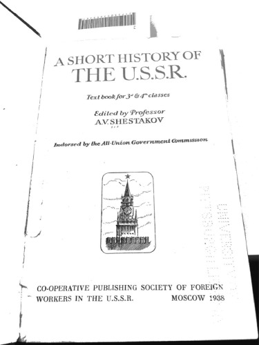 دانلود کتاب A Short History of the USSR