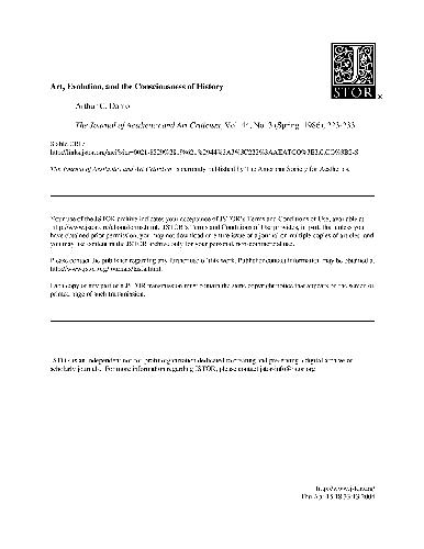 دانلود کتاب Art, Evolution, and the Consciousness of History