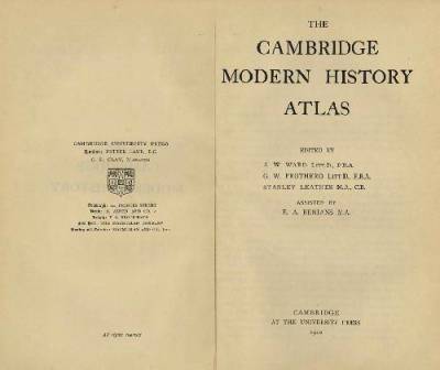 دانلود کتاب The Cambridge Modern History Atlas