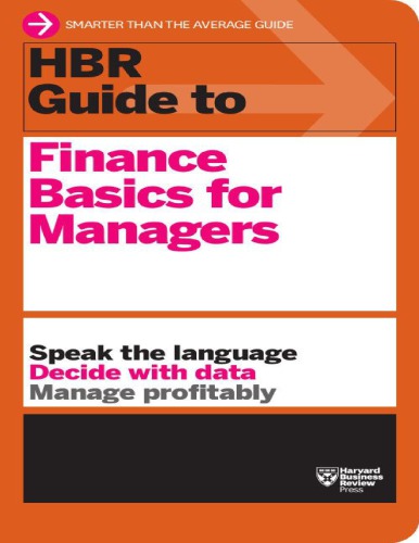 دانلود کتاب HBR Guide to Finance Basics for Managers