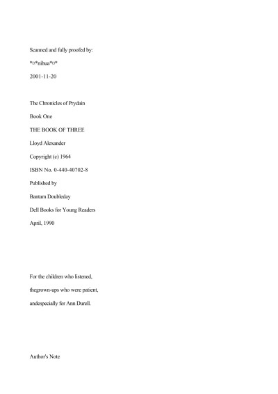 دانلود کتاب The Book of Three