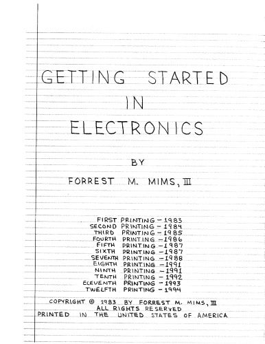 دانلود کتاب Getting started in electronics