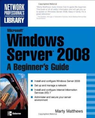 دانلود کتاب Osborne Microsoft Windows Server 2008 A Beginner’s Guide