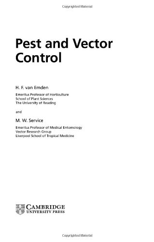 دانلود کتاب Pest and Vector Control
