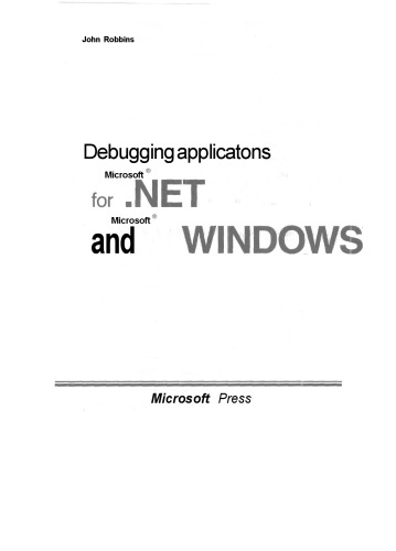 دانلود کتاب Отладка приложений для Microsoft. NET и Microsoft Windows