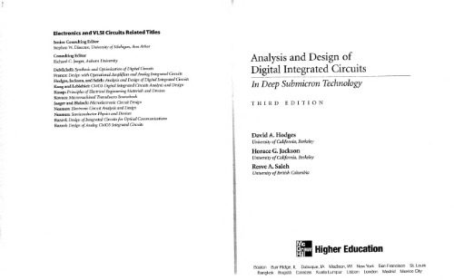 دانلود کتاب Analysis and Design of Digital Integrated Circuits