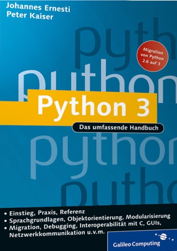 دانلود کتاب Python 3 Das umfassende Handbuch