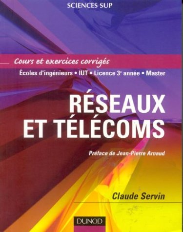 دانلود کتاب Réseaux et télécoms – Cours exercices corrigés