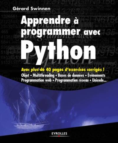 دانلود کتاب Apprendre a programmer avec Python.. plus de 40 pages corriges d’exercices