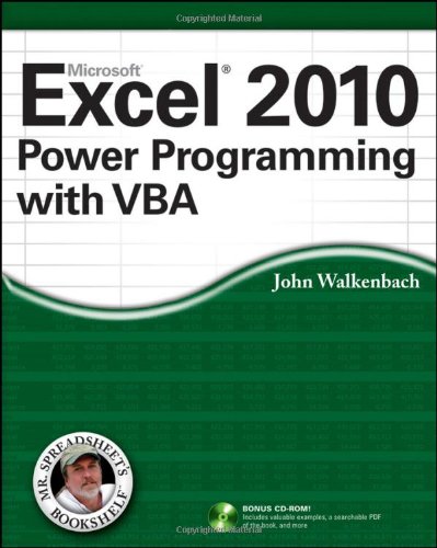 دانلود کتاب Excel 2010 Power Programming with VBA (Mr. Spreadsheet’s Bookshelf