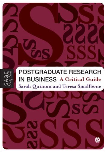 دانلود کتاب Postgraduate Research in Business: A Critical Guide