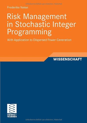 دانلود کتاب Risk Management in Stochastic Integer Programming