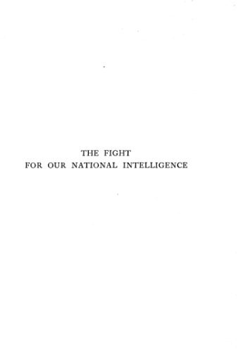 دانلود کتاب The Fight For Our National Intelligence