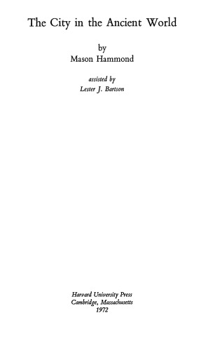 دانلود کتاب City in the Ancient World