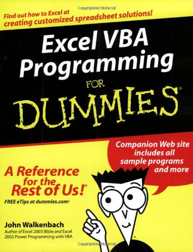 دانلود کتاب Excel VBA Programming for Dummies