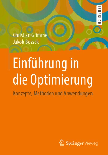دانلود کتاب Einführung in die Optimierung – Konzepte, Methoden und Anwendungen